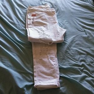 White jeans